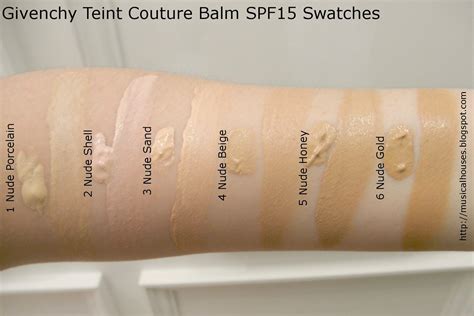 givenchy blurring foundation balm swatches|Teint Couture Blurring Foundation Balm Broad Spectrum 15.